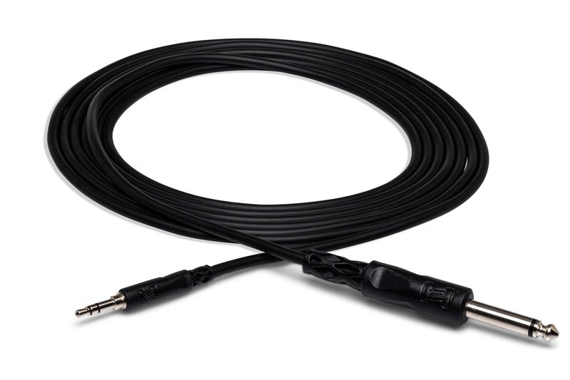 Hosa CMP-103 1/4 Inch TS to 3.5 mm TRS Mono Interconnect Cable, 3 Feet - Image 1